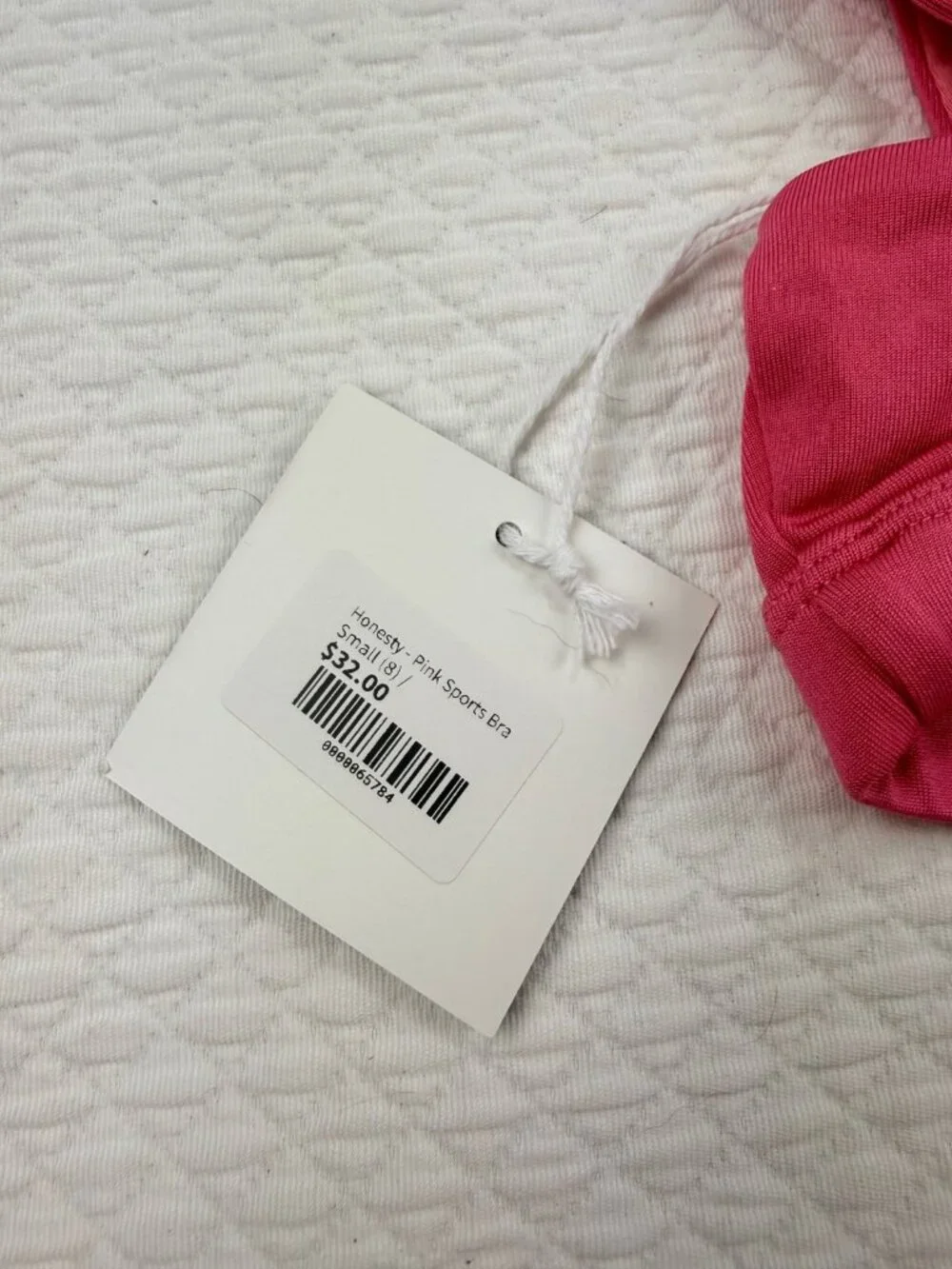 Girls Honesty Sports Bra Pink NWT Size  Small ( 8 ) NWT $32